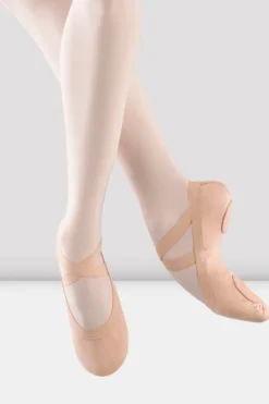 Childrens Pro-Elastic Canvas Ballet Shoes