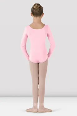 Girls Basic Long Sleeve Leotard
