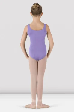 Girls Basic Round Neck Tank Leotard
