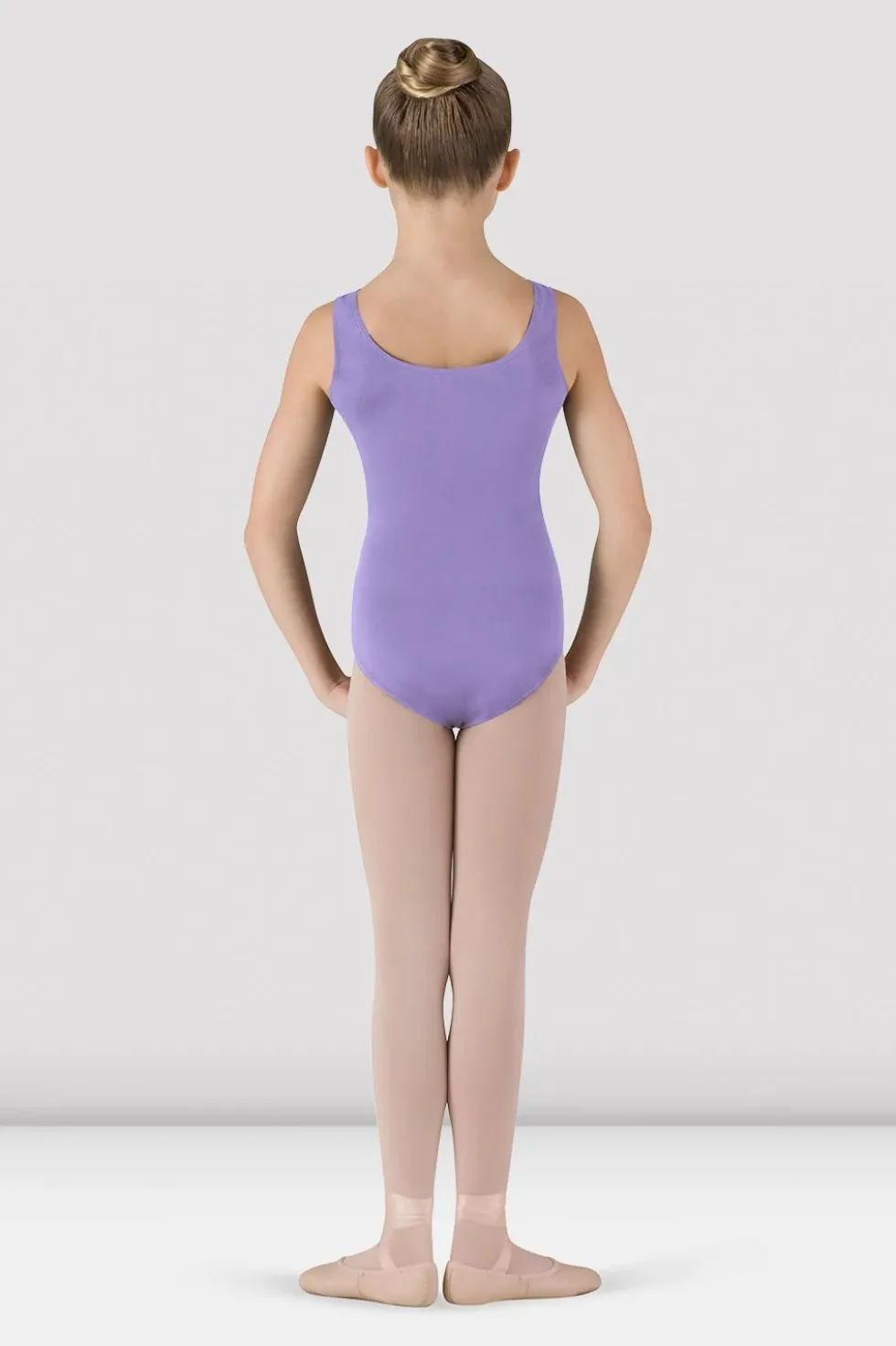 Girls Basic Round Neck Tank Leotard