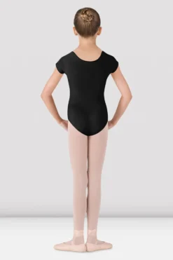 Girls Dujour Cap Sleeve Leotard