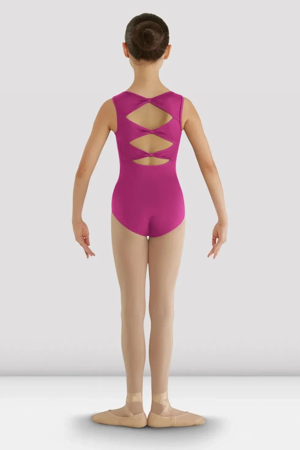 Girls Gladiolus Diamond Back Leotard