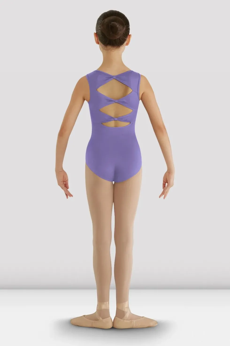 Girls Gladiolus Diamond Back Leotard