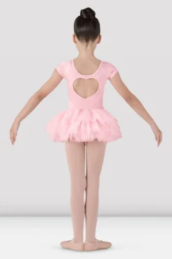Girls Ife Heart Back Tutu Leotard