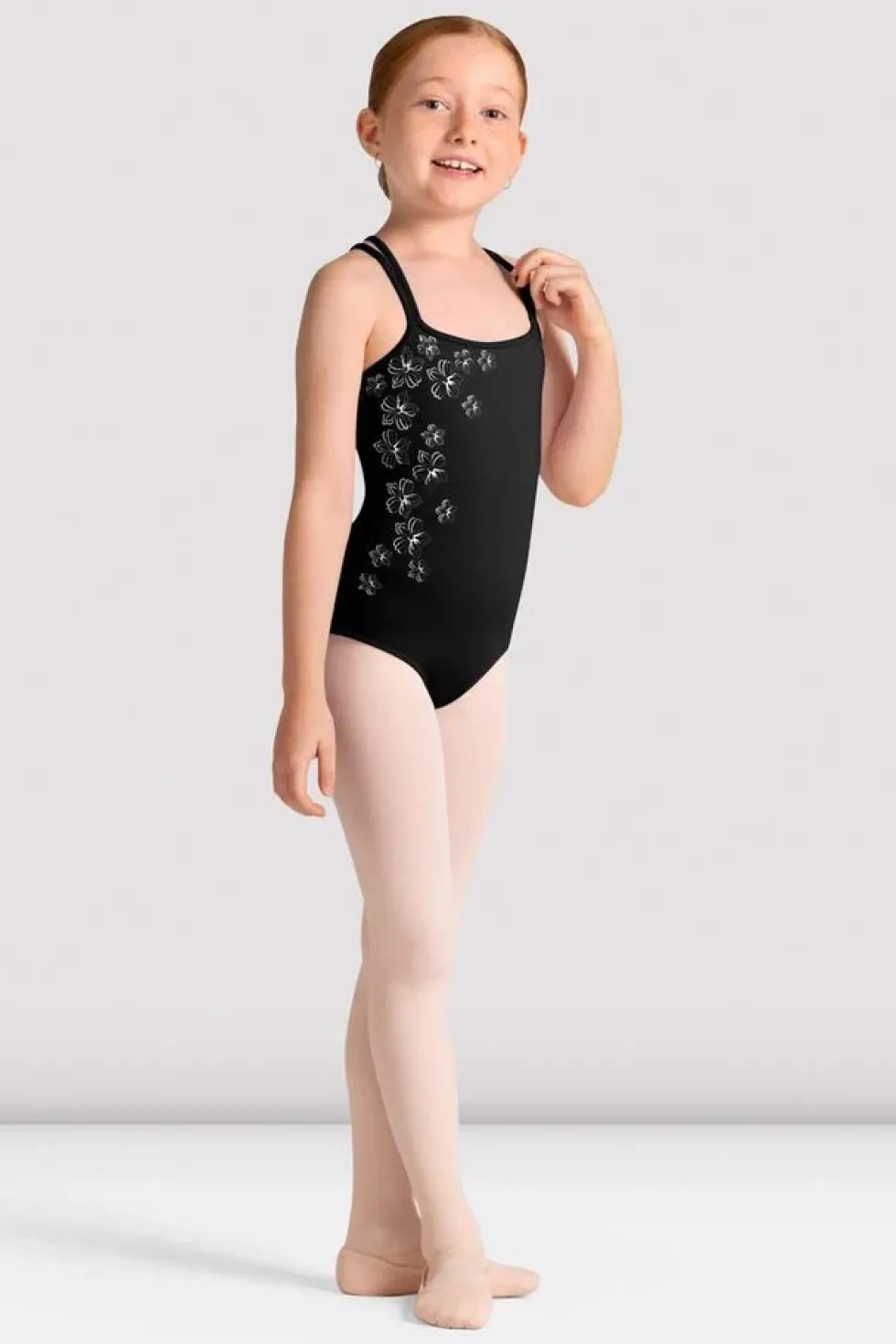 Girls Jade Cross Back Leotard
