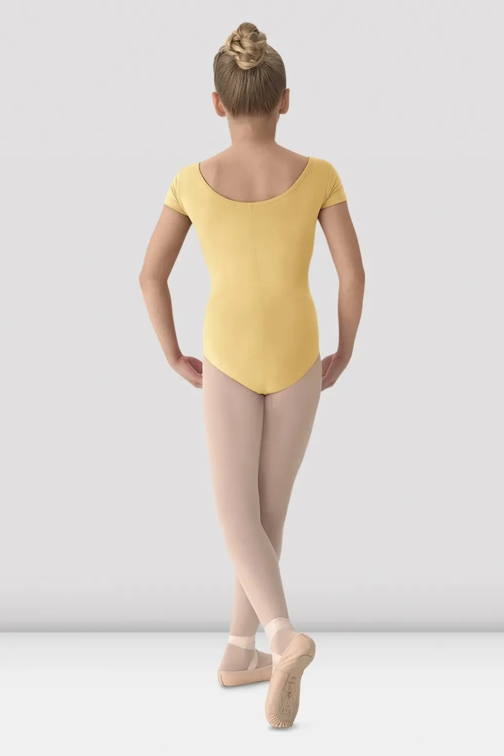 Girls Mirella Classic Short Sleeve Leotard