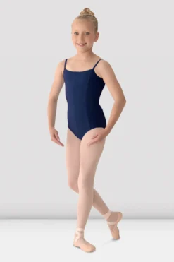 Girls Mirella Princess Seam V Front Camisole Leotard