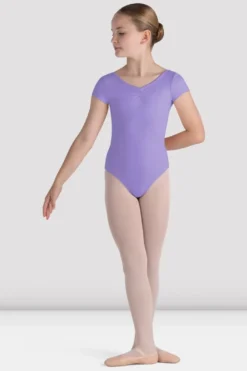 Girls Piper Cap Sleeve Leotard