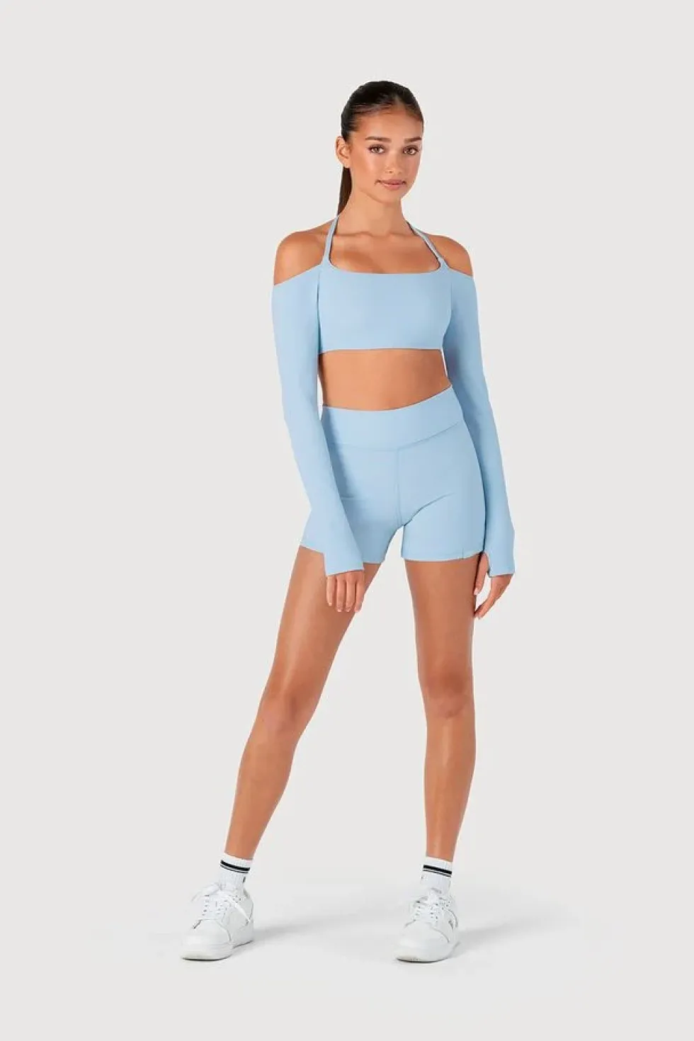 Girls Rib Bolero Crop Top