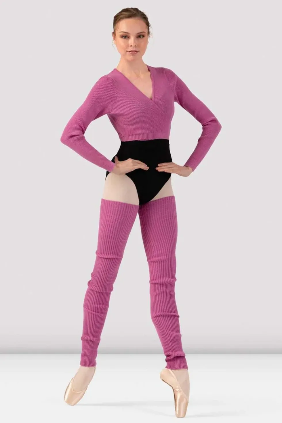 Ladies Celeste Knit Wrap Top