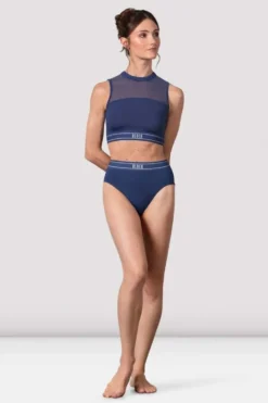 Ladies Dakota Open Back Crop Top