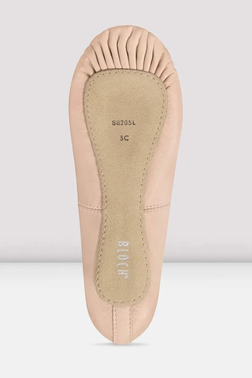 Ladies Dansoft Leather Ballet Shoes