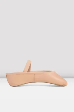 Ladies Dansoft Leather Ballet Shoes