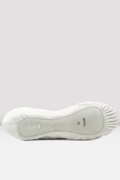 Ladies Dansoft Leather Ballet Shoes