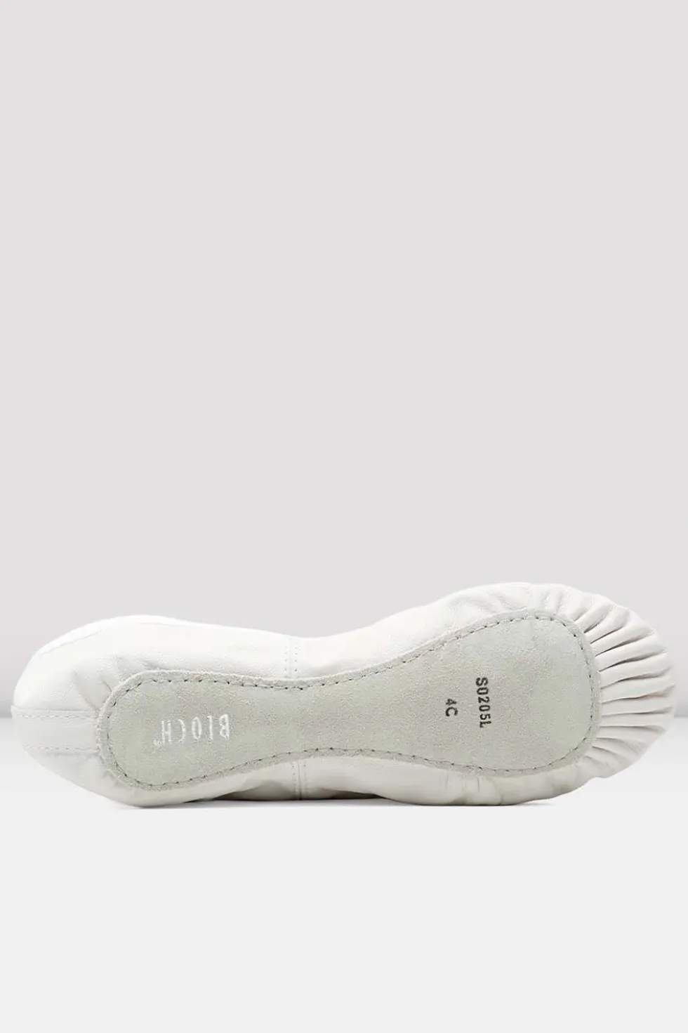 Ladies Dansoft Leather Ballet Shoes