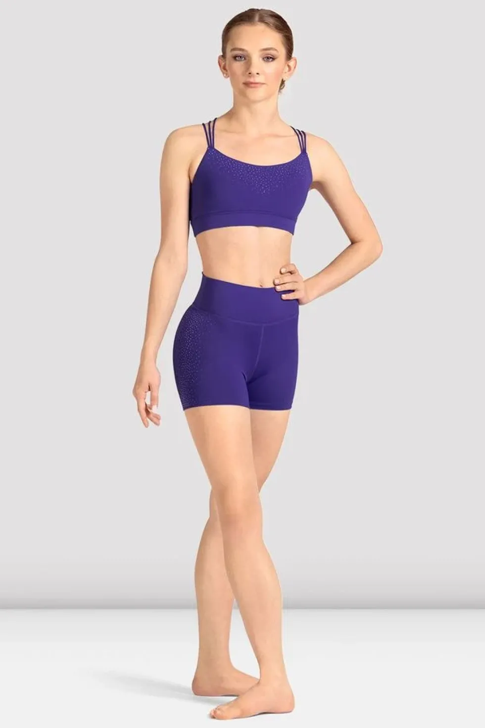 Ladies Mirella Celeste High Waist Printed Short