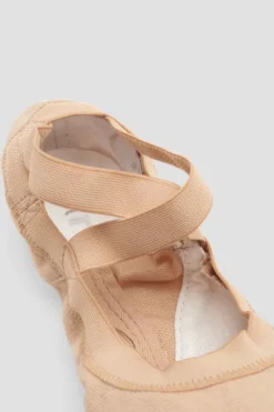 Ladies Pro Elastic Canvas Ballet Shoes